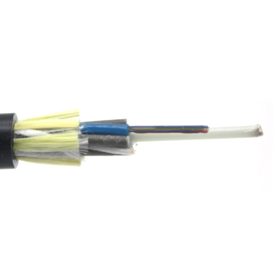 36 Cores ADSS Cable Single Mode G652D G657A Aerial Overhead Self Supporting Fiber Optic Cables Aramid Yarn