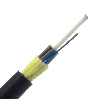 Outdoor Fibre Optic Cable Single Jacket Adss Telecommunication Cable Lszh Asu 80 Asu 120