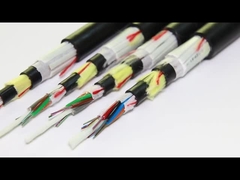 1KM 2KM 3KM Εξωτερικό ADSS Υφασματικό οπτικό καλώδιο χαλαρό σωλήνα FRP 12 24 48 72 96 144 Μονότυπος πυρήνα