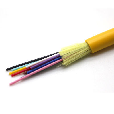 1-24 Core Indoor Tight Buffer GJFJV SM OM1 OM2 Om3 Fiber Optic Cable Manufacturer