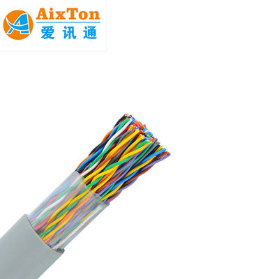 multi pair communication cable 0.4mm 0.5mm bare copper telephone cable indoor outdoor 10 20 25 50 100 120 200 1200 Pairs