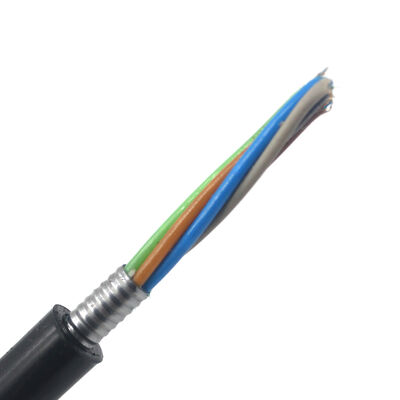 Armoured Outdoor Direct Burial Cable Fiber Optic Cable GYTS GYTY53 12 Core Layer Stranded 