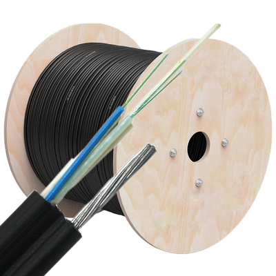 HDPE 7x0.8mm εναέριο υπερυψωμένο καλώδιο GYTC8S οπτικών ινών 48 πυρήνων