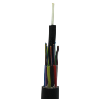 Υδατοασφαλής Υπεράσιος Σύρμα Gyfty 96f 144f G652d Hdpe ίνες μη μεταλλικές οπτικές ίνες καλώδιο