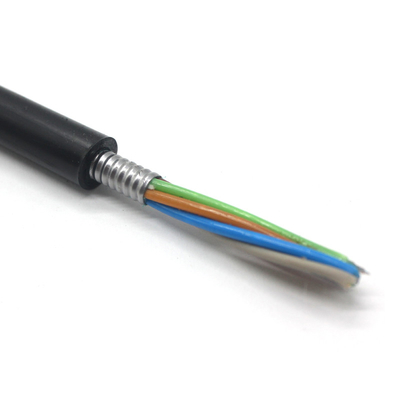 8 Core OS1 OS2 GYTS Fiber Optic Coaxial Cable Εξωτερικό θωρακισμένο εναέριο καλώδιο