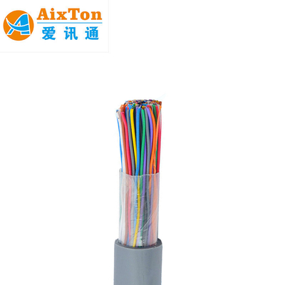 Καλώδιο τηλεφώνου εσωτερικού 24Awg 26Awg PVC Jacket γυμνό χαλκό/CCA καλωδίου επικοινωνίας 100 ζευγάρι τύπου καλώδιο πτώσης