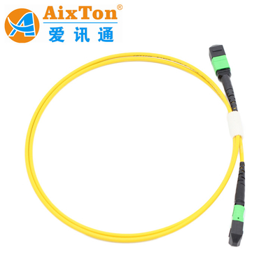 OM3/OM4 MPO Connector 12 Fiber MPO Trunk Cable 8/12/24F MTP MPO Cable για το Data Center Room