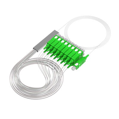 Κίνα Εξωτερικό 0.9mm PLC διαχωριστικό 1x2 2 Way Fiber Optic διαχωριστικό με SC APC σύνδεσμο
