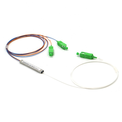 Μονουλογικός διαχωριστής PLC 1x64 με συνδετήρα FC UPC για διάμετρο ινών εισόδου/εξόδου 900μm και μονοδιάστατο τύπο ινών G.657A1