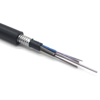 Θωρακισμένο εξωτερικό οπτικό καλώδιο Single Mode 48/96/144 CORE Καλώδια επικοινωνίας Internet GYTY53 GYTA53 Καλώδια επικοινωνίας