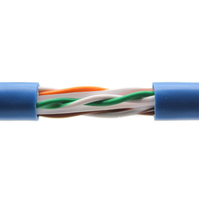 Indoor 250-550MHz 23AWG CAT6 Ethernet Cable with Pure Bare Copper and LSZH Jacket