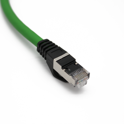 M12 X Vehicle CCTV Mini DIN Extension Video Cable 8 Pin Aviation Connector Copper Conductor PUR Insulation