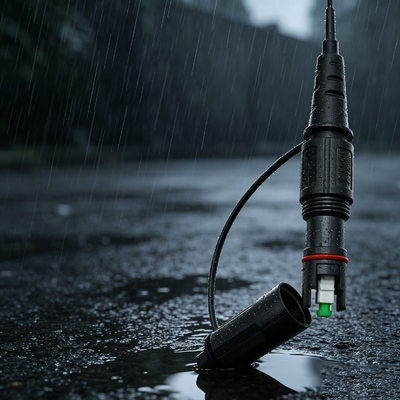 Outdoor Waterproof FTTH Singlemode 10-200M Fiber Optic Drop Cable Patch Cord 1 2 Core Corning SC Communication Cables