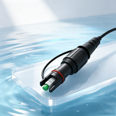 Εξωτερικό καλώδιο οπτικής ίνας G657A2 G657b3 Drop Fiber αδιάβροχο Corning Mini Sc Fiber Optic Patch Cord